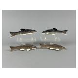 4 Butch Schramm Fish Spearing Decoys