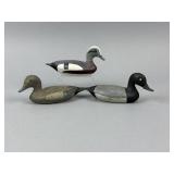 3 Wilford Bush Miniature Decoys