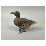Hand Carved Miniature Duckling