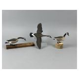 3 Dave Stavely Miniature Canada Geese