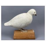 Hand Carved Ptarmigan by Unknown Carver