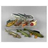 10 Fish Spearing Decoys