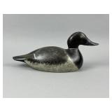 Evans Bluebill Drake Duck Decoy