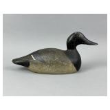 Evans Bluebill Drake Duck Decoy