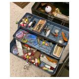 Vintage tackle box’s with tackle 