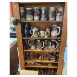 Large beer stein collection 