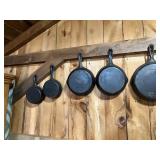 several wagner ware cast iron