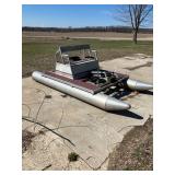 Aluminum paddle boat 