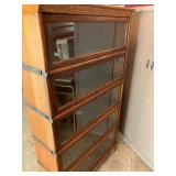 Antique glass front display 