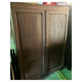 Large wood cabinet