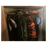 Several hunting clothes 