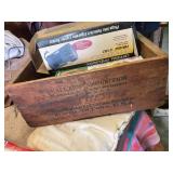 Several antique wood box’s 
