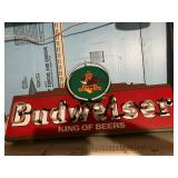 Neon Budweiser sign 