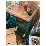 Treadle stand table 