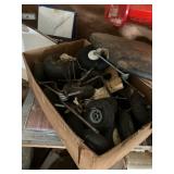 Several box’s rc plane parts , tires , radios 