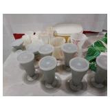 Vintage Tupperware. Measuring cups, Jello molds,