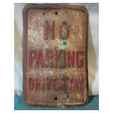 NO PARKING DRIVEWAY. Very "Experienced" vintage