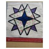 12" Hollyhock star patchwork Quilt Block