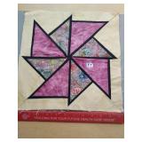 12" Primrose star Patchwork Quilt Block