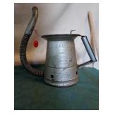 Brookins flexible spout oil can. 1/4 gallon.