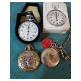 Pocket Watches (2),Elgin, Jules Jurgensen. Agat