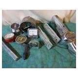 Assorted car parts.
