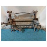 Antique clothes wringer.