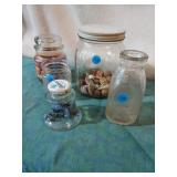 Yankee Candle, Store jar, 1/3 qt. milk bottle,