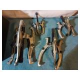 Gear pullers (4) in metal ammo box.