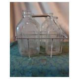 United Dairy Farmers wire carrier w/3 (1/2)