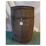 Large vintage nail keg.