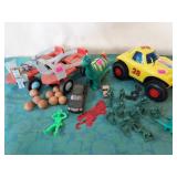 Assorted toys.
