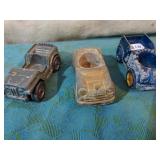 Vintage Tootsie toy cars