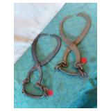 Ice tongs, vintage. (2)