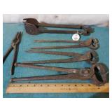 Blacksmith? Tools. Nippers, tongs, shaper.