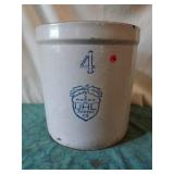 UHL Pottery #4 Acorn crock.