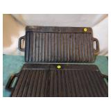 Cast iron griddles (2)