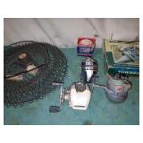 Fishing reels, fish Skinner, and more.
