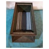 Bolt bin with all threads. (11) 8" x1/2"