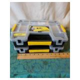 Stanley Sortmaster w/contents.Asst. Hardware,