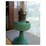 Aladdin Jadite oil lamp.