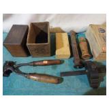 Misc. vintage wooden items.