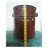 Large copper container.