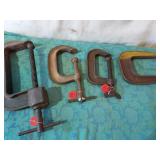 Heavy duty "C" clamps