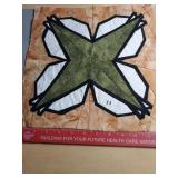 12" Lily of the valley star Patchwork Quilt Block
