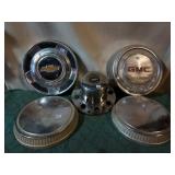 Misc. Chevy & GMC hubcaps.