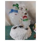 Lighted Christmas figures. Untested