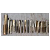 22 Machinist Taps, Various Sizes