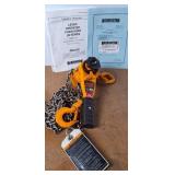 Harrington LB008 Lever Chain Hoist, 3/4 Ton