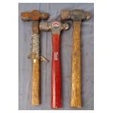 3 Ball-Peen Hammers